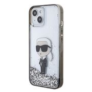 Husa premium pentru  iPhone 15 Karl Lagerfeld superior quality - Transparent