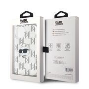 Husa premium pentru  iPhone 15 Karl Lagerfeld superior quality - Transparent