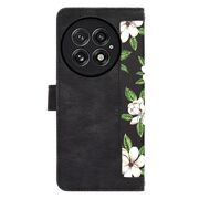 Husa tip carte pentru  OnePlus 13, functie stand si port carduri, Negru