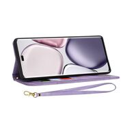 Husa tip carte pentru  Honor Magic 7 Lite, functie stand si port carduri, Mov