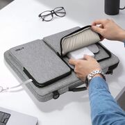 Geanta pentru laptop universala Defender Bag 13-14 inch, compatibila MacBook, Microsoft, Dell, HP, Lenovo, crayon grey