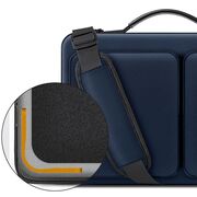 Geantă Defender Bag pentru Laptop 13-14 Inch – Eleganță și Protecție Premium pentru Echipamentele Tale, navy blue
