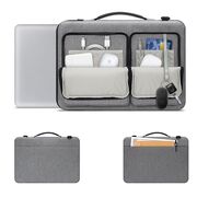 Geanta pentru laptop universala Defender Bag 15-16 inch, compatibila MacBook, Microsoft, Dell, HP, Lenovo, crayon grey