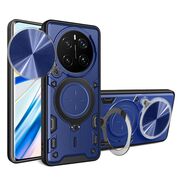 Husa pentru Honor Magic 7 Pro cu protecție pentru cameră și suport magnetic integrat Ring Shockproof - albastru