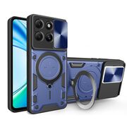 Husa pentru  Honor X5B cu protecție pentru cameră și suport magnetic integrat Ring Shockproof, Albastru