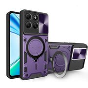 Husa pentru  Honor X5B cu protecție pentru cameră și suport magnetic integrat Ring Shockproof, Mov
