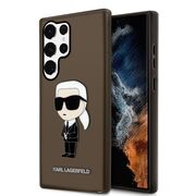 Husa premium pentru  Samsung Galaxy S23 Ultra 5G Karl Lagerfeld superior quality - Maro