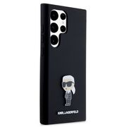 Husa premium pentru  Samsung Galaxy S23 Ultra 5G Karl Lagerfeld superior quality - Negru intens