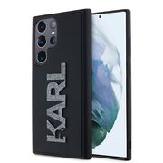 Husa premium pentru  Samsung Galaxy S23 Ultra 5G Karl Lagerfeld superior quality - Negru royal