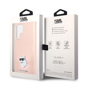 Husa premium pentru  Samsung Galaxy S23 Ultra 5G Karl Lagerfeld superior quality - Roz deschis