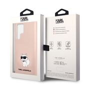 Husa premium pentru  Samsung Galaxy S23 Ultra 5G Karl Lagerfeld superior quality - Roz neon