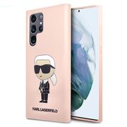 Husa premium pentru  Samsung Galaxy S23 Ultra 5G Karl Lagerfeld superior quality - Roz