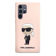 Husa premium pentru  Samsung Galaxy S23 Ultra 5G Karl Lagerfeld superior quality - Roz