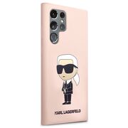 Husa premium pentru  Samsung Galaxy S23 Ultra 5G Karl Lagerfeld superior quality - Roz