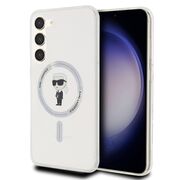 Husa premium pentru  Samsung Galaxy S24 Ultra Karl Lagerfeld compatibila Magsafe - Transparent