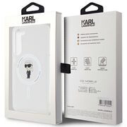 Husa premium pentru  Samsung Galaxy S24 Ultra Karl Lagerfeld compatibila Magsafe - Transparent