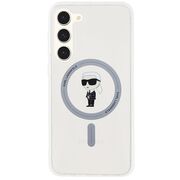 Husa premium pentru  Samsung Galaxy S24 Ultra Karl Lagerfeld compatibila Magsafe - Transparent
