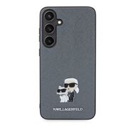 Husa premium pentru  Samsung Galaxy S24 Ultra Karl Lagerfeld superior quality - Gri