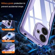 Pachet 360: Husa cu folie integrata pentru Xiaomi Redmi Note 14 Pro 5G, Note 14 Pro+ Plus Cover360 fata / spate - Negru