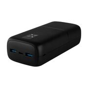 Baterie externa 2x USB, Type-C, 20W, 30000 mAh, LCD Display Fixed Power Bank Zen, FIXZEN-30-BK