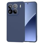 Husa pentru  Xiaomi 15 Pro Liquid Silicone, subțire, captusita cu microfibra, anti amprentă, protectie cameră foto, Albastru
