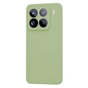 Husa pentru  Xiaomi 15 Pro Liquid Silicone, subțire, captusita cu microfibra, anti amprentă, protectie cameră foto, Verde