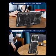Husa pentru  OnePlus 13 cu protecție pentru cameră și suport magnetic integrat Ring Shockproof, Negru