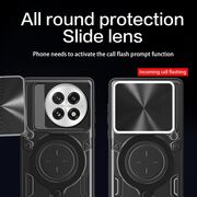 Husa pentru  OnePlus 13 Ring Armor Kickstand Tough Rugged Cover cu protectie camera, Rosu