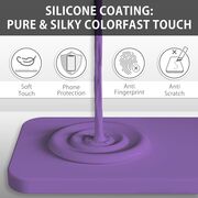 Husa pentru Samsung Galaxy S25 Ultra Liquid Silicone, subțire, captusita cu microfibra, anti amprentă, protectie cameră foto, mov