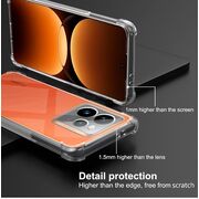 Husa pentru  Realme GT 7 Pro Slim Anti-Shock 1.5mm reinforced 4 corners, Transparent