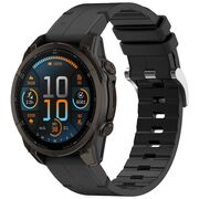Curea pentru Garmin Fenix 5/5 Plus 6/6 Pro/7/Forerunner 935/945/955/Approach S60/S62 22 mm Quickfit Premium - Negru