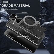 Husa pentru  Samsung Galaxy A26 cu protecție pentru cameră și suport magnetic integrat Ring Shockproof, Rosu