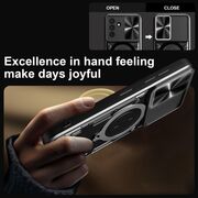 Husa pentru  Samsung Galaxy A56 cu protecție pentru cameră și suport magnetic integrat Ring Shockproof, Rosu