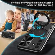 Husa pentru  Samsung Galaxy A56 cu protecție pentru cameră și suport magnetic integrat Ring Shockproof, Rosu