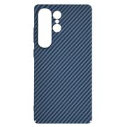 Husa pentru  Samsung Galaxy S25 Ultra CarbonFiber UltraSlim, Lightweight, Albastru