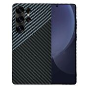 Husa pentru  Samsung Galaxy S25 Ultra CarbonFiber UltraSlim, Lightweight, Gri