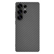 Husa pentru  Samsung Galaxy S25 Ultra CarbonFiber UltraSlim, Lightweight, Negru