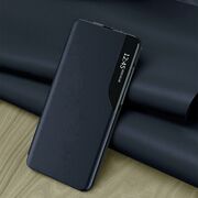 Husa pentru  Samsung Galaxy S25 Ultra tip carte, Smart View, Albastru
