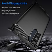 Husa pentru Realme GT 7 Pro Carbon Liquid Silicone, Albastru