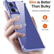 Husa pentru Motorola Moto G05 / Moto E15 Slim Anti-Shock 1.5mm reinforced 4 corners, Transparent