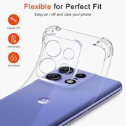 Husa pentru  Motorola Moto G15 / G15 Power Slim Anti-Shock 1.5mm reinforced 4 corners, Transparent