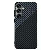 Husa pentru  Samsung Galaxy S25+ CarbonFiber UltraSlim, Lightweight, Gri