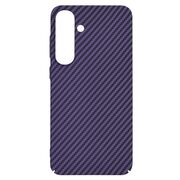 Husa pentru  Samsung Galaxy S25+ CarbonFiber UltraSlim, Lightweight, Mov