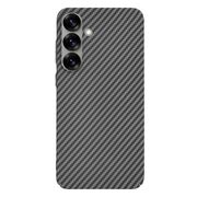 Husa pentru  Samsung Galaxy S25+ CarbonFiber UltraSlim, Lightweight, Negru