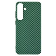 Husa pentru  Samsung Galaxy S25+ CarbonFiber UltraSlim, Lightweight, Verde