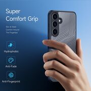 Husa pentru  Samsung Galaxy S25+ Flowing Lines Comfort Grip - transparent