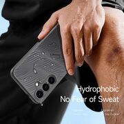 Husa pentru  Samsung Galaxy S25+ Flowing Lines Comfort Grip - transparent