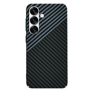 Husa pentru  Samsung Galaxy S25 CarbonFiber UltraSlim, Lightweight, Gri