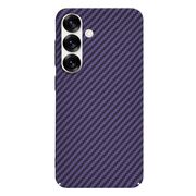 Husa pentru  Samsung Galaxy S25 CarbonFiber UltraSlim, Lightweight, Mov