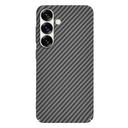Husa pentru  Samsung Galaxy S25 CarbonFiber UltraSlim, Lightweight, Negru